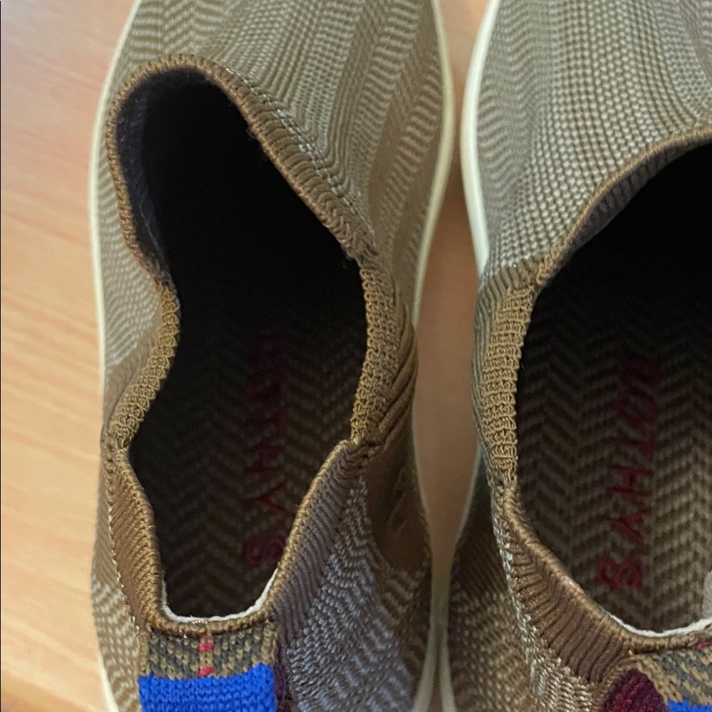 Rothy's Blue and White Rubber Sole Sneaker